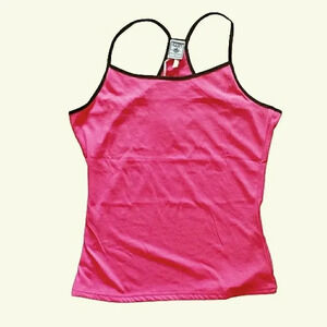 NWT Exist pink and black workout tank Size Large